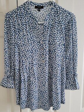 Cocomo blouse 3/4 sleeve. Petite small. EUC